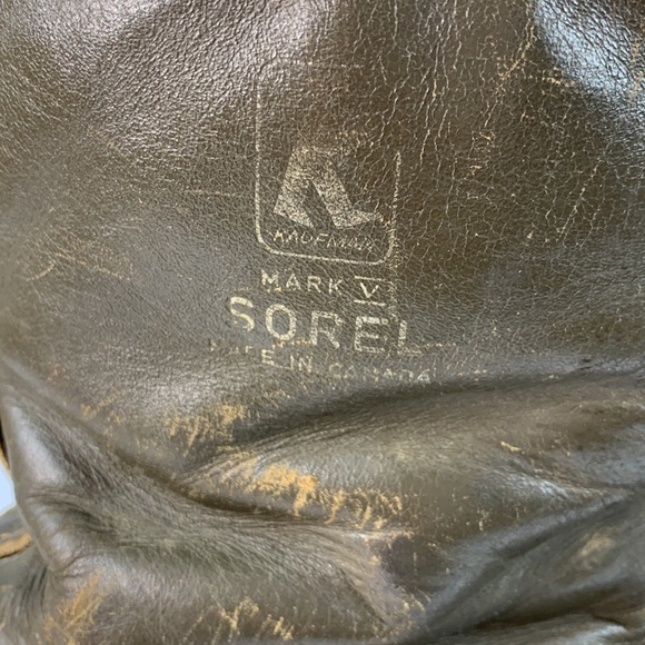 SOREL Kaufman Mark V made in Canada green hunting/hiking winter boots size 10 - Picture 2 of 16